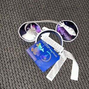 NWT Disney Mickey Mouse Main Attraction Space Mountain Ears WDW 50th